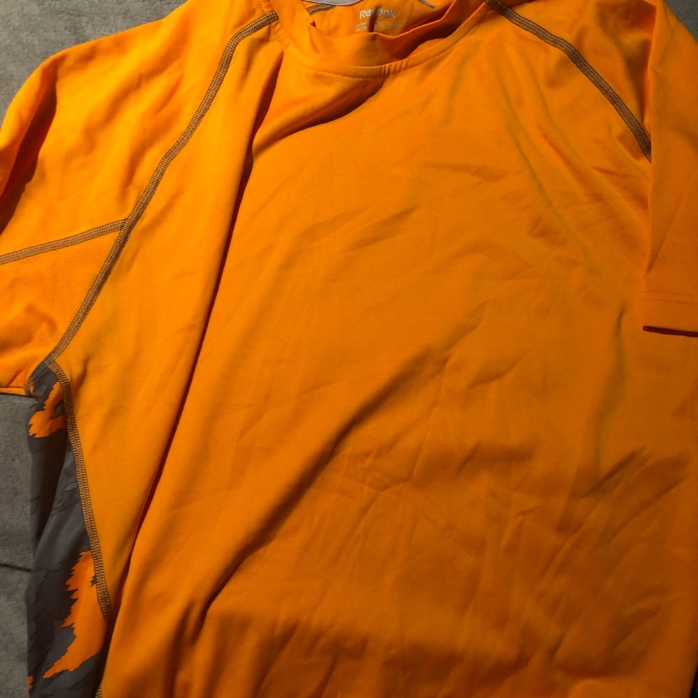 Orange under shirt